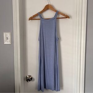 American Eagle Outfitters Blue and White Striped Dress
